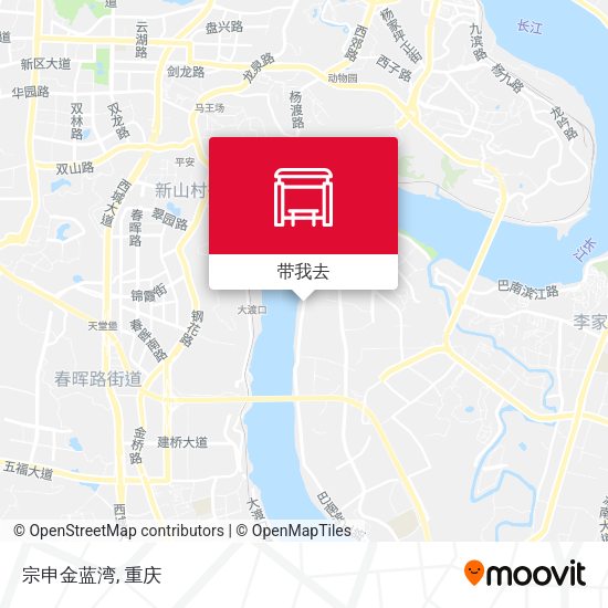 宗申金蓝湾地图