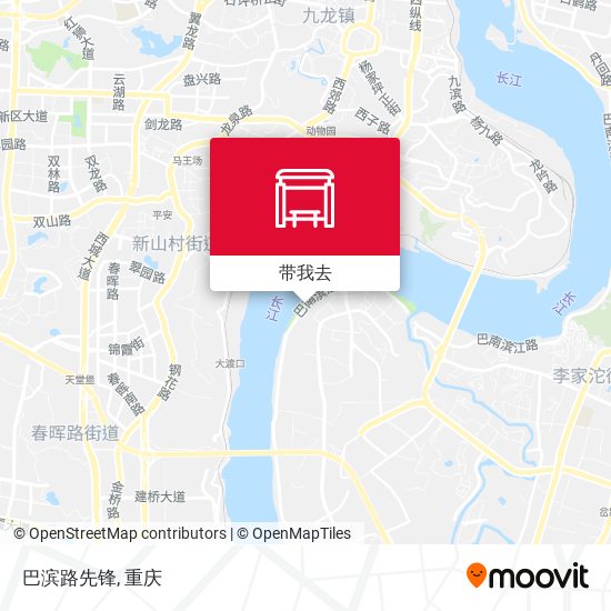巴滨路先锋地图