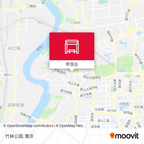 竹林公园地图
