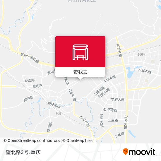 望北路3号地图