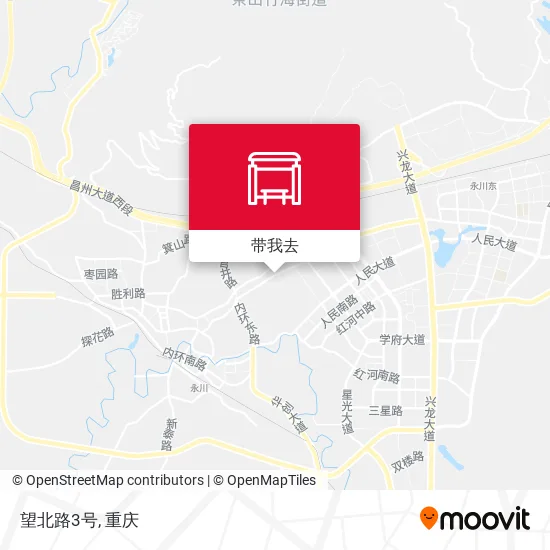 望北路3号地图