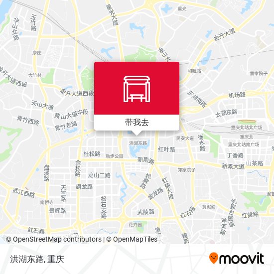 洪湖东路地图