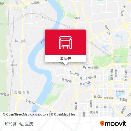 班竹路1站地图