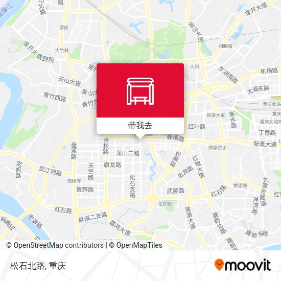 松石北路地图
