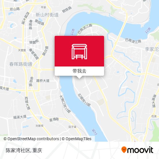 陈家湾社区地图