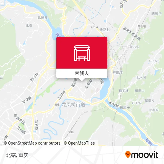 北碚地图