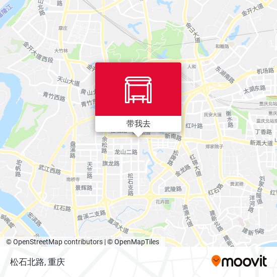 松石北路地图