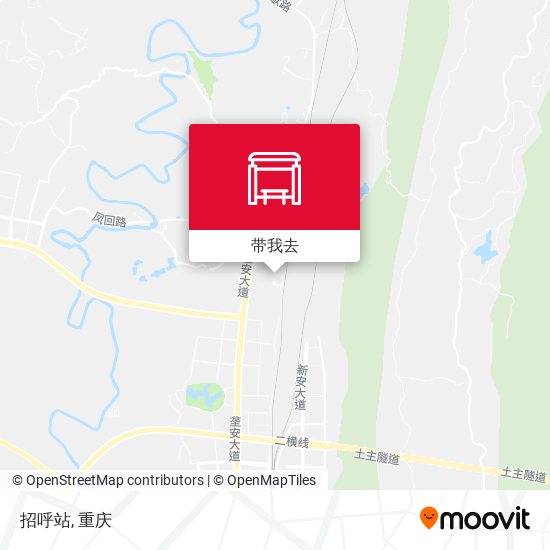招呼站地图