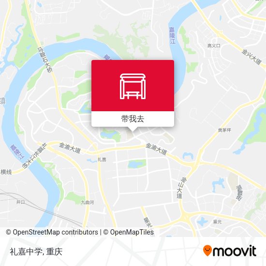 礼嘉中学地图