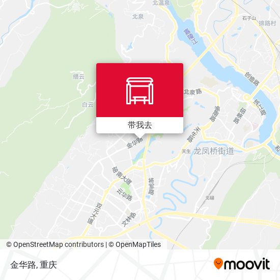 金华路地图