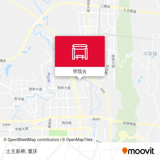 土主新桥地图