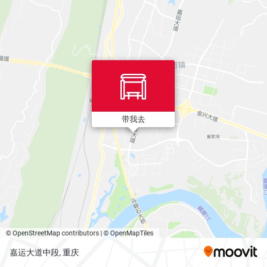 嘉运大道中段地图