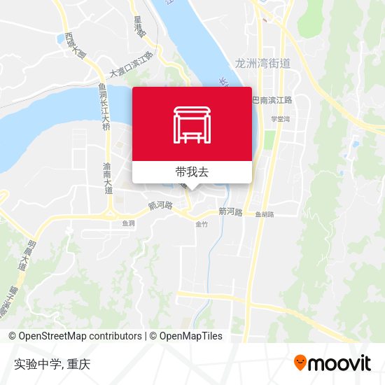 实验中学地图