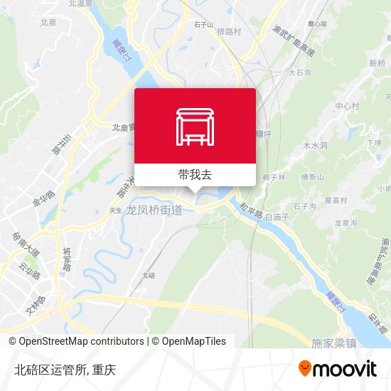 北碚区运管所地图