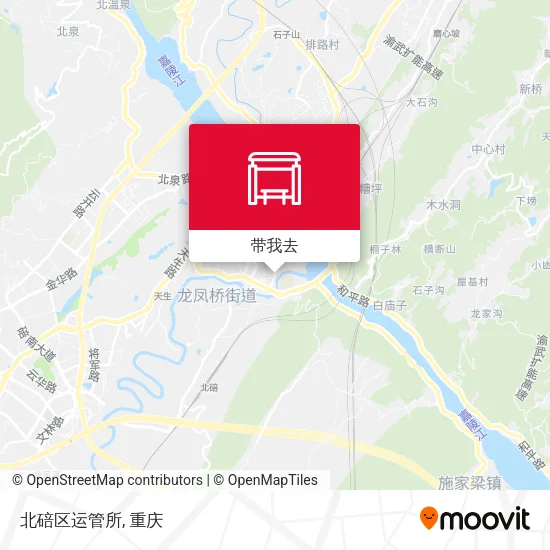 北碚区运管所地图