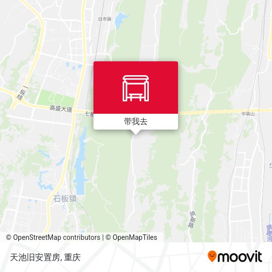 天池旧安置房地图