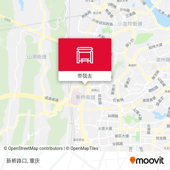 新桥路口地图