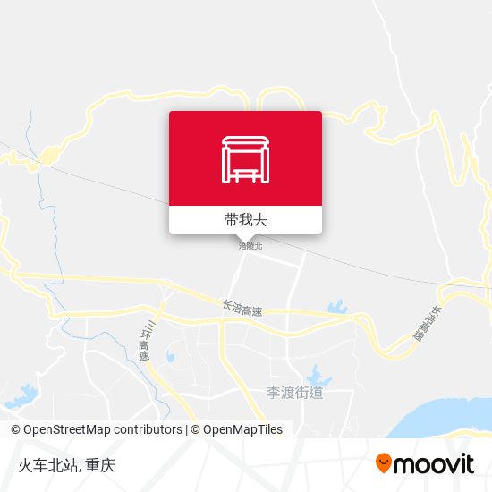 火车北站地图