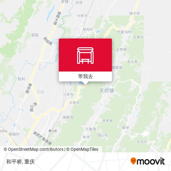 和平桥地图