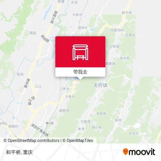 和平桥地图