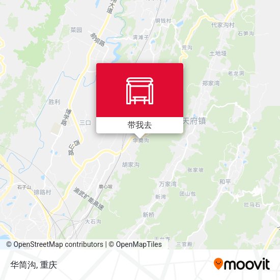 华简沟地图