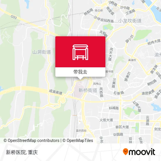 新桥医院地图