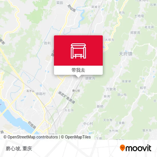 磨心坡地图