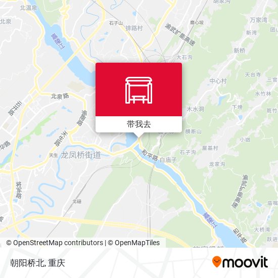 朝阳桥北地图