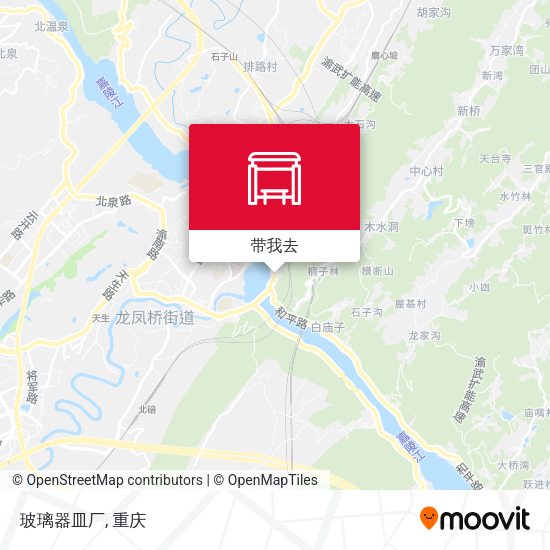 玻璃器皿厂地图