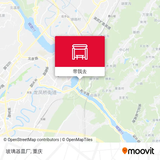 玻璃器皿厂地图