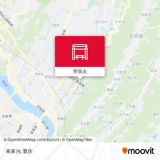 蒋家沟地图