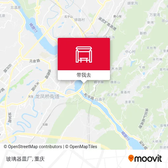 玻璃器皿厂地图
