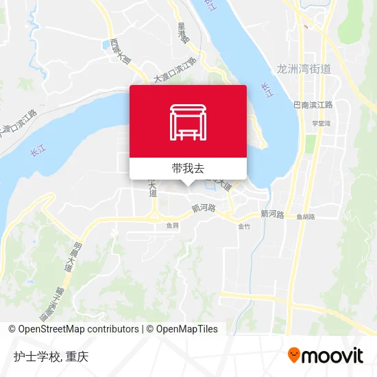 护士学校地图