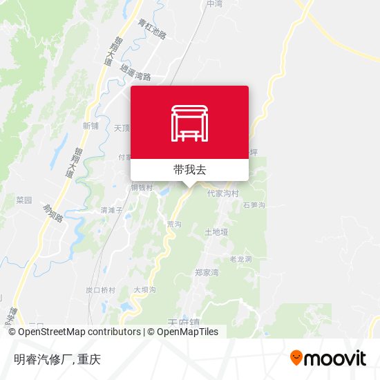 明睿汽修厂地图