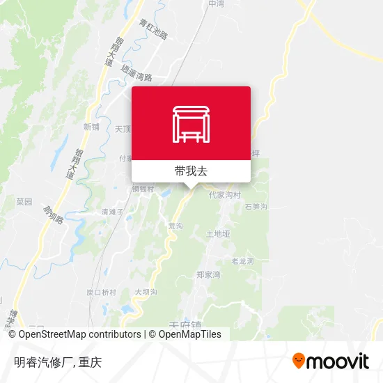 明睿汽修厂地图