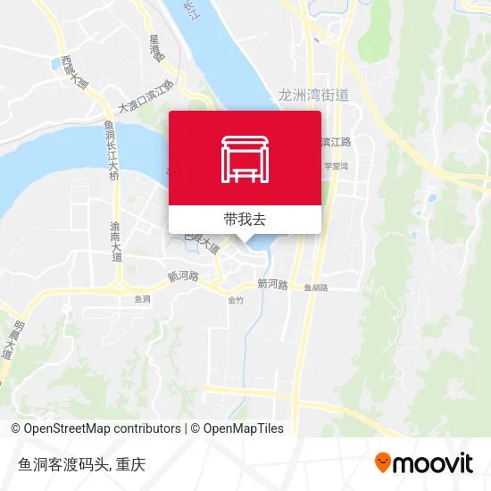 鱼洞客渡码头地图