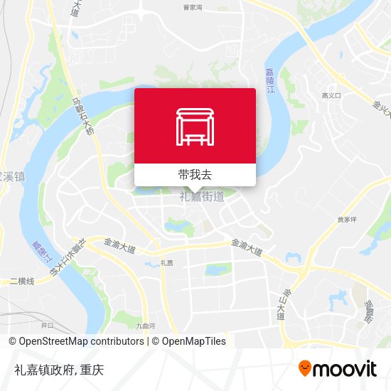 礼嘉镇政府地图