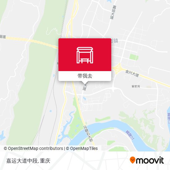 嘉运大道中段地图