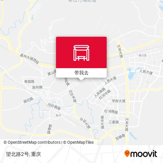 望北路2号地图