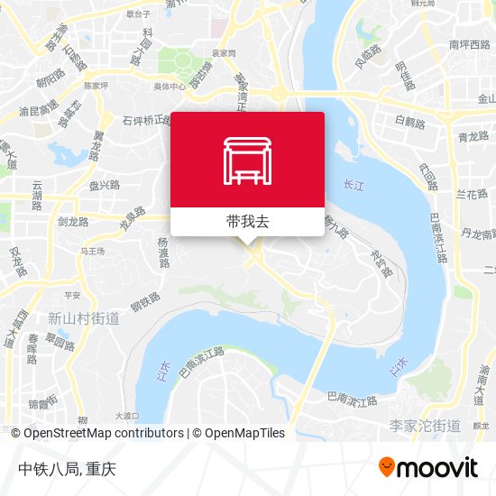 中铁八局地图