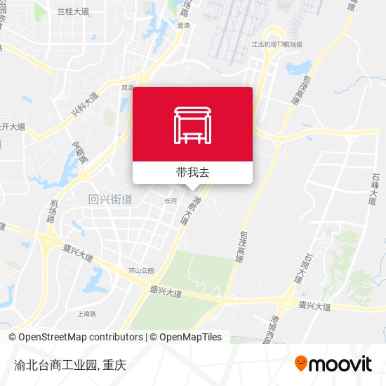渝北台商工业园地图