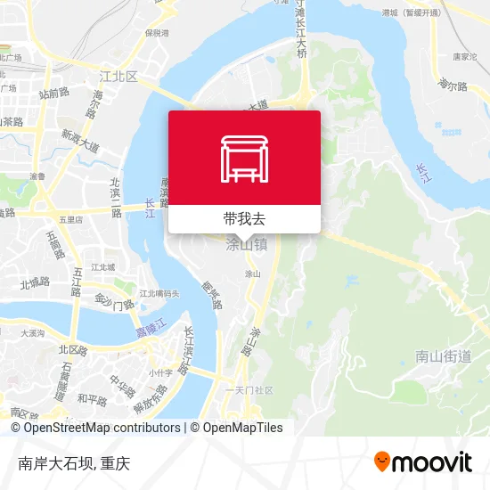 南岸大石坝地图