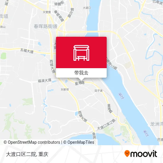 大渡口区二院地图