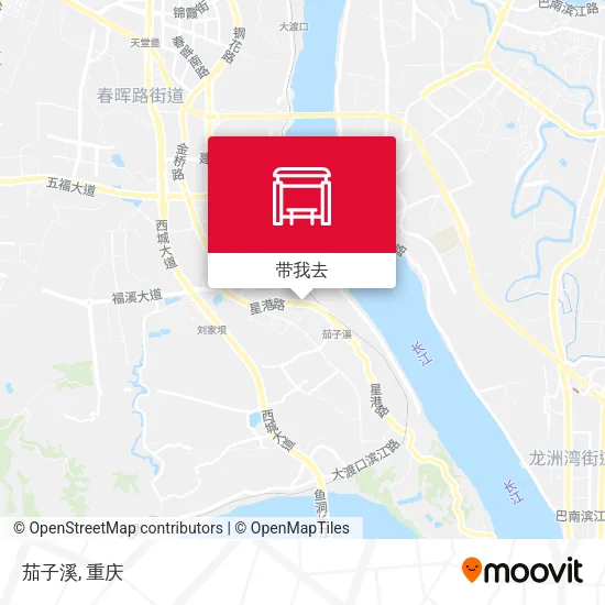 茄子溪地图