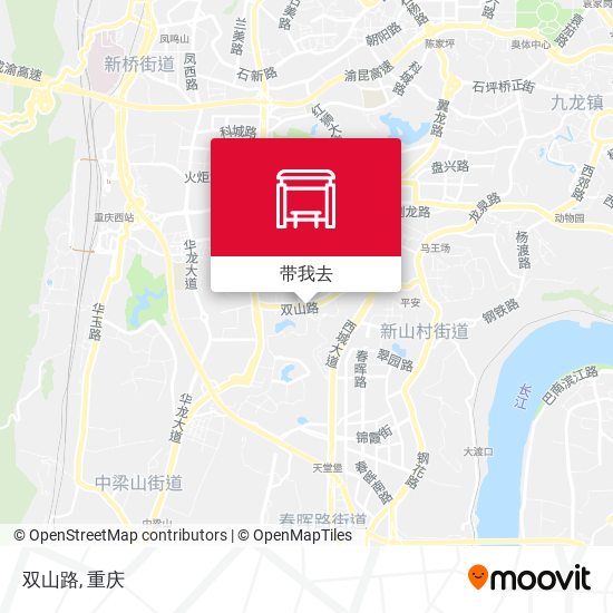 双山路地图