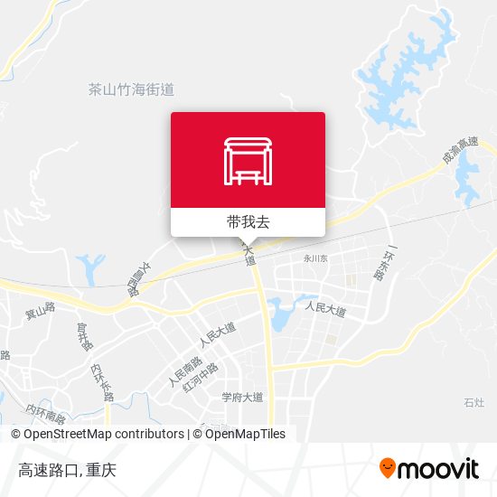 高速路口地图