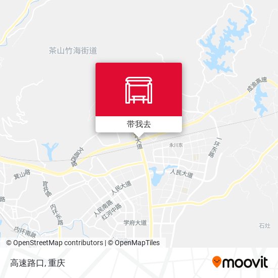 高速路口地图