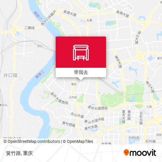簧竹路地图