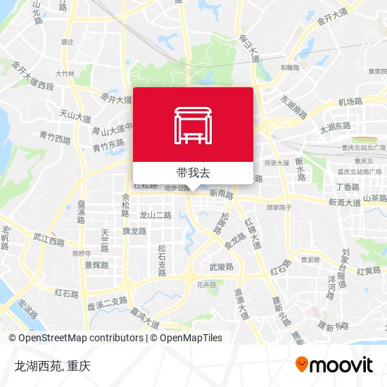 龙湖西苑地图