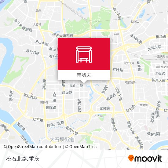 松石北路地图